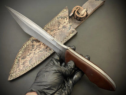 Hand Forged 5160 Spring Steel Bowie Knife With Sheath