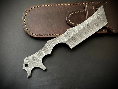 Damascus Steel Straight Razor Kamisori Style – SK6