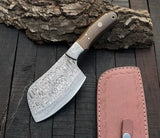 Hand Forged Meat Cleaver / Bushcraft Knife DH11 - Jayger