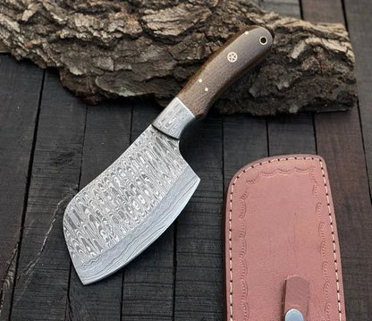 Hand Forged Meat Cleaver / Bushcraft Knife DH11