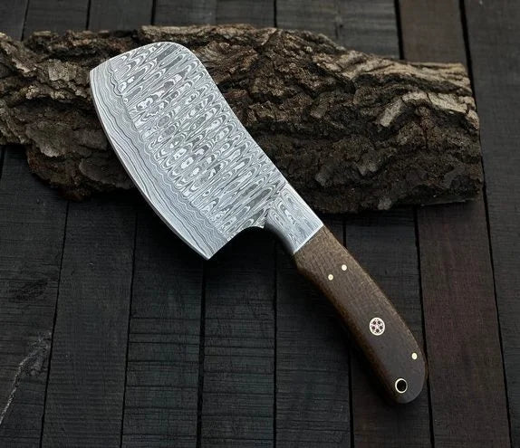 Hand Forged Meat Cleaver / Bushcraft Knife DH11