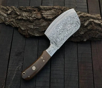 Hand Forged Meat Cleaver / Bushcraft Knife DH11