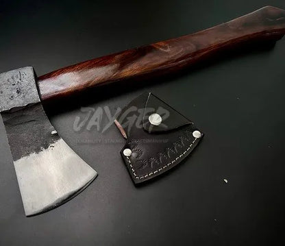 Hand Forged Carbon Steel Japanese Wood Splitting Axe – CA23