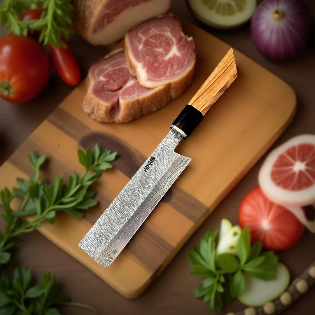 Handmade Japanese Nakiri Chef Knife