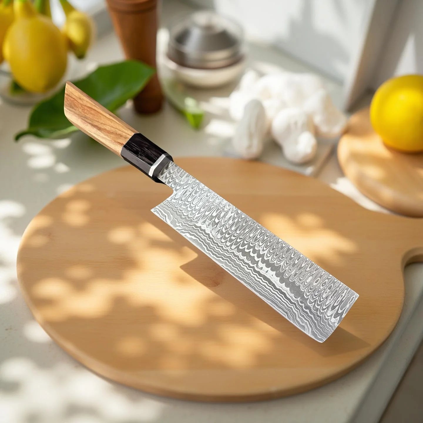 Handmade Japanese Nakiri Chef Knife