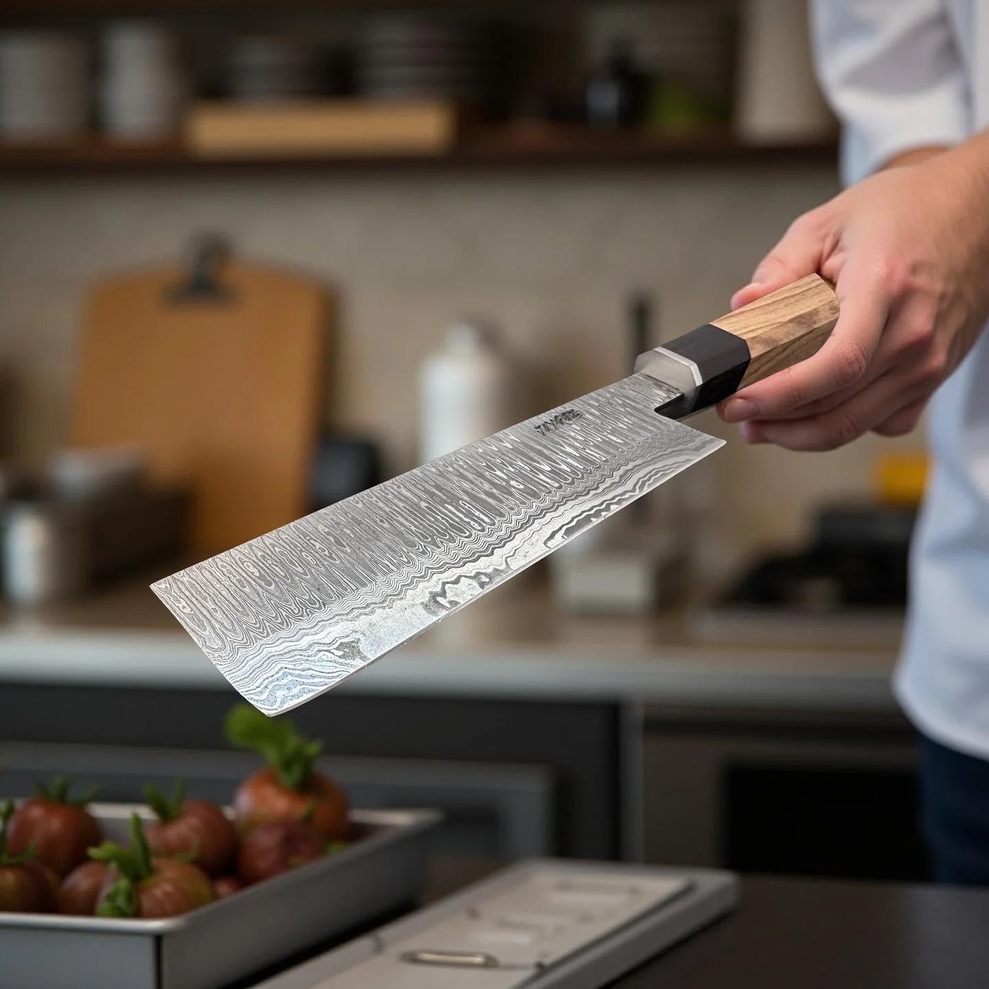Handmade Japanese Nakiri Chef Knife