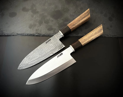 Handmade Damascus Steel Deba Japanese Chef Knife