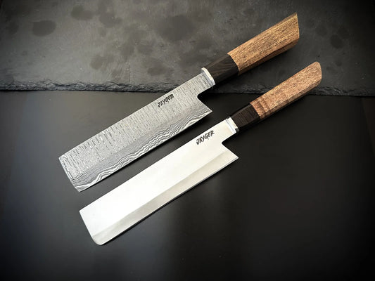 Handmade Japanese Nakiri Chef Knife Sharp Cutting Edge