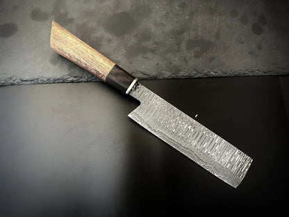 Handmade Japanese Nakiri Chef Knife Sharp Cutting Edge