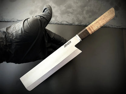 Handmade Japanese Nakiri Chef Knife Sharp Cutting Edge