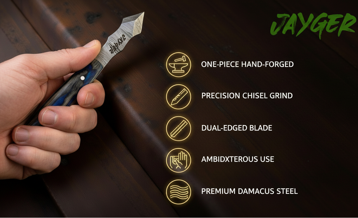 Long neck marking knife