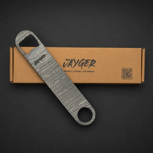 Hand Forged Damascus Steel Bottle Opener / Gift Item