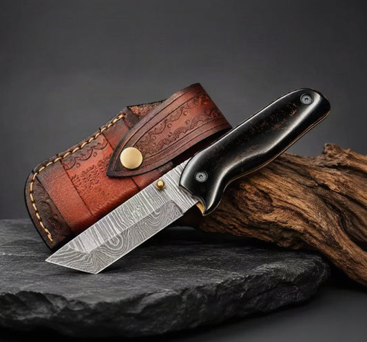 Tanto Style Folding Knife