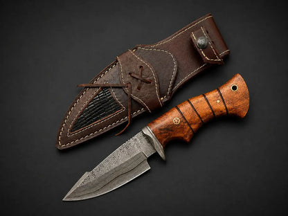 Damascus hunting knife uk
