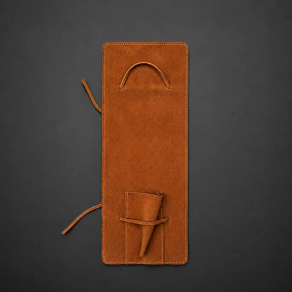 Handmade Leather Knife Roll – Single Pocket | 38 x 17 cm