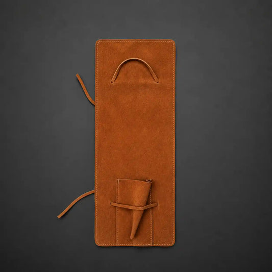 Handmade Leather Knife Roll – Single Pocket | 38 x 17 cm