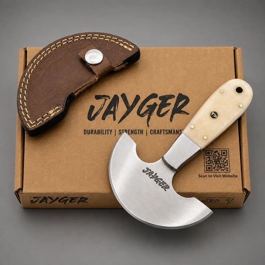 Hand Forged Carbon Steel Leather Skiver / Leather Cutting Knife