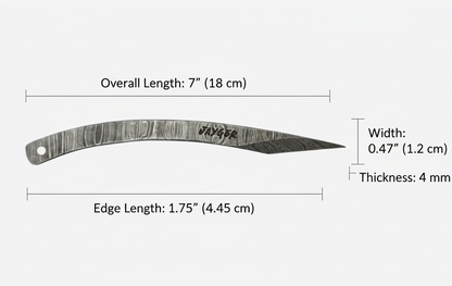 Handmade Kiridashi Marking Knife -Right Hand