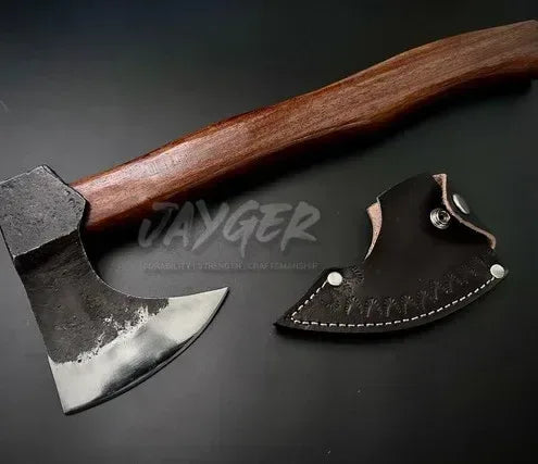 Hand Forged Carbon Steel Viking Axe – CA22 - Jayger