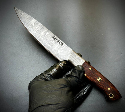 Hand Forged Damascus Steel Kitchen Knife / Chef Set