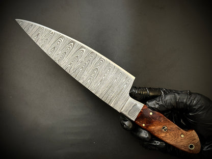 Hand Forged Damascus Steel Kitchen Knife / Chef Set