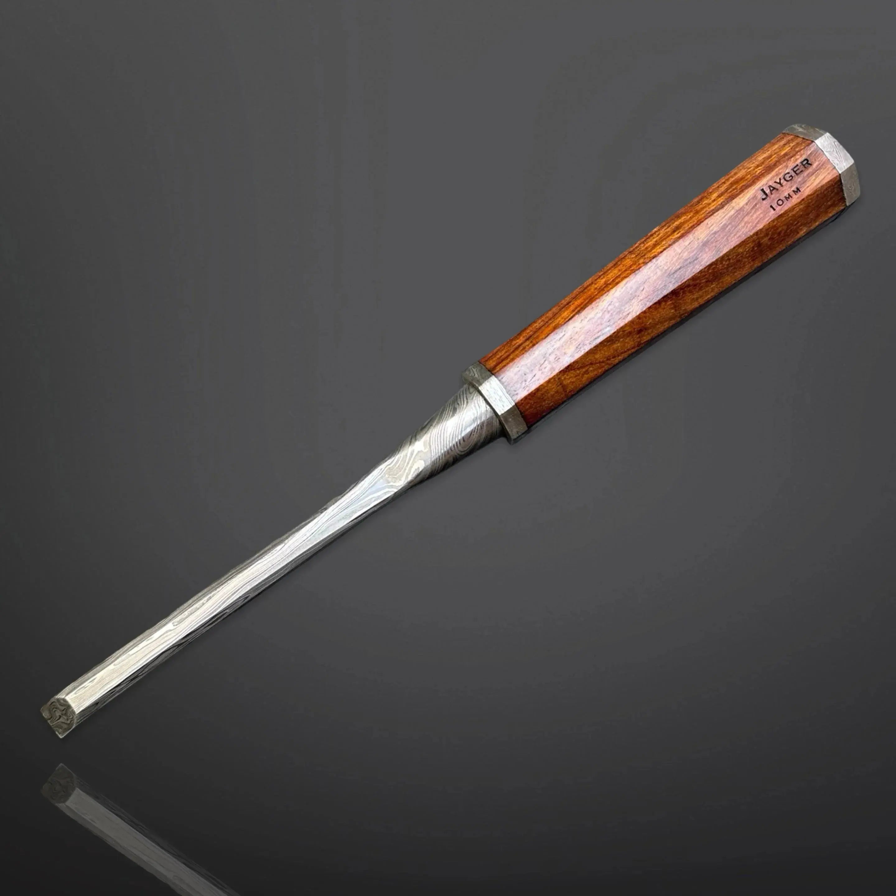 Damascus Steel Wooden Chisel 6mm Hand Forged – Jayger