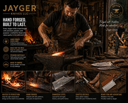 Hand-Forged 8mm Heavy Duty Chopper – Special Edition 12C27 Sandvik Steel