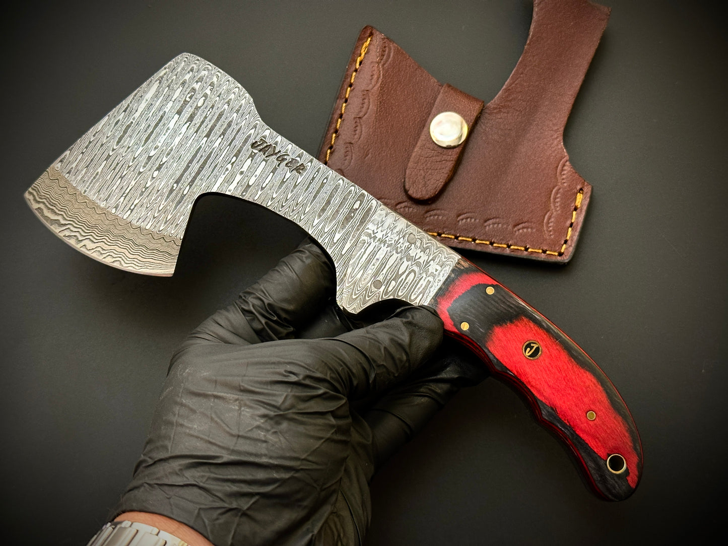 Handmade Damascus Steel Meat Cleaver – DH13