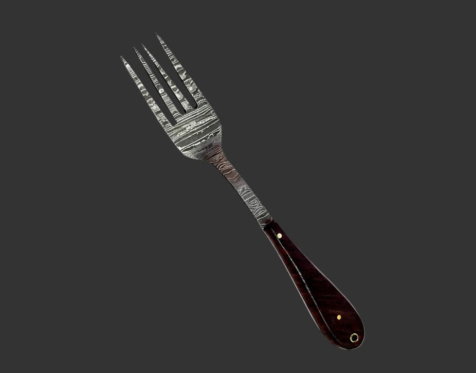 Jayger Damascus Steel Fork