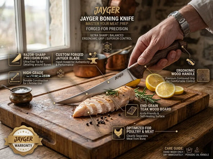 Hand-Forged 17.5cm Professional Fillet Knife