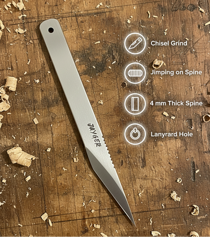 Handmade Carbon Steel Kiridashi Knife