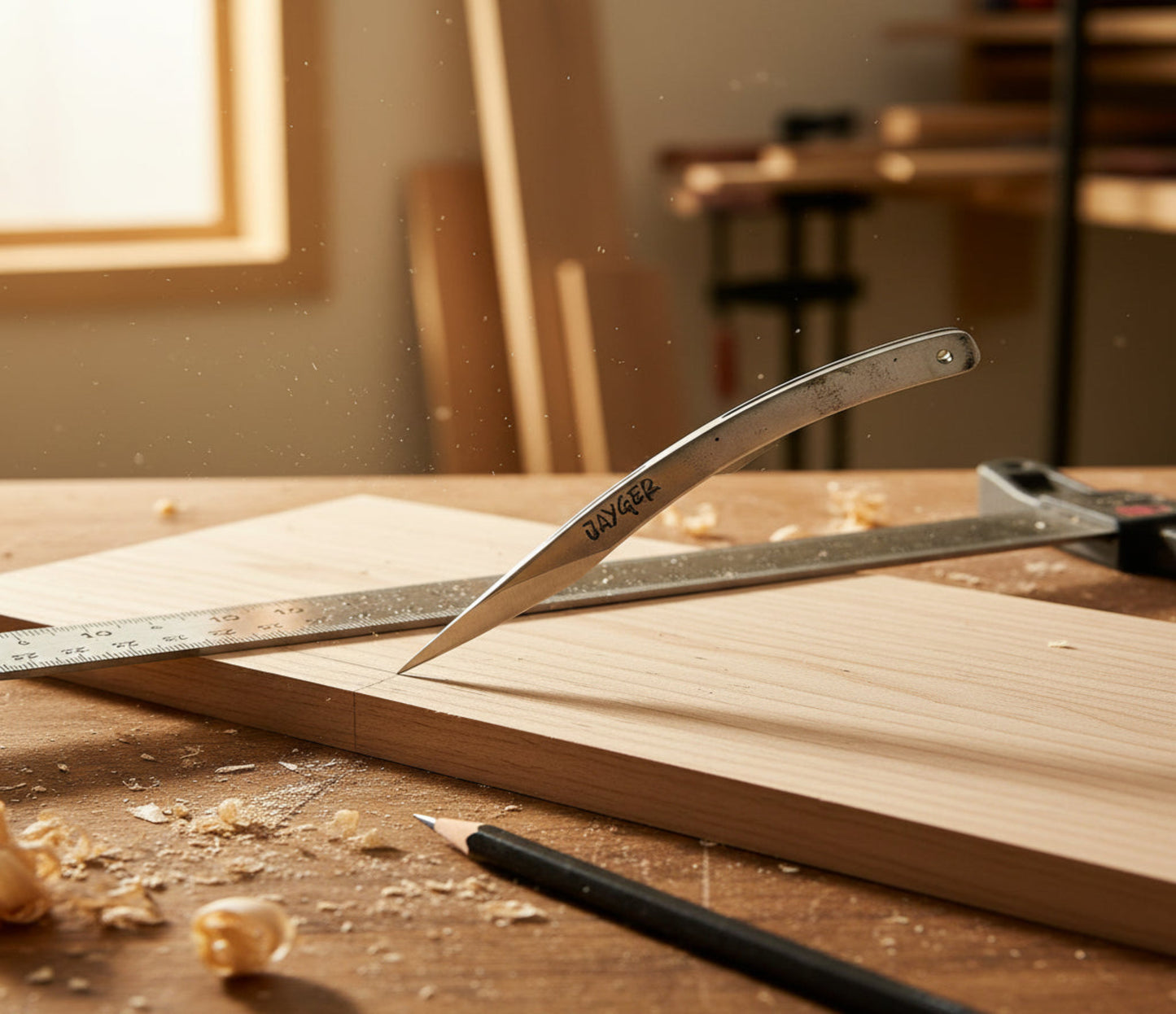 Handmade 12C27 Steel Japanese Kiridashi Knife