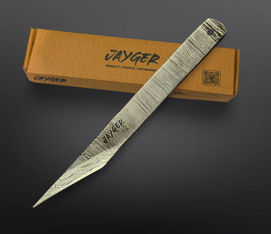 Handmade Damascus Steel Kiridashi Knife-Left Hand