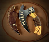 Handmade Viking Style Carbon Steel Pizza Axe - Jayger