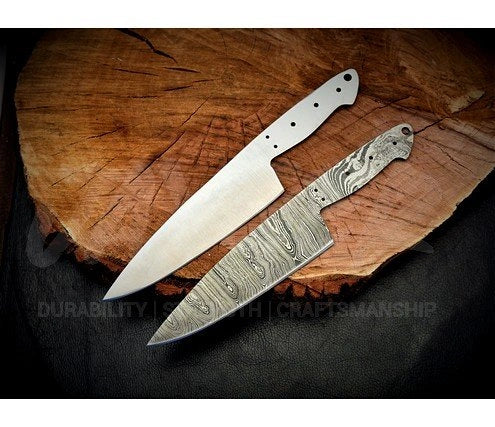 Handmade Kitchen Chef Knife Blank Blade – K1