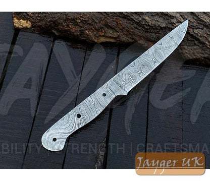 Handmade Damascus Kitchen Steak Knife Blank – K10