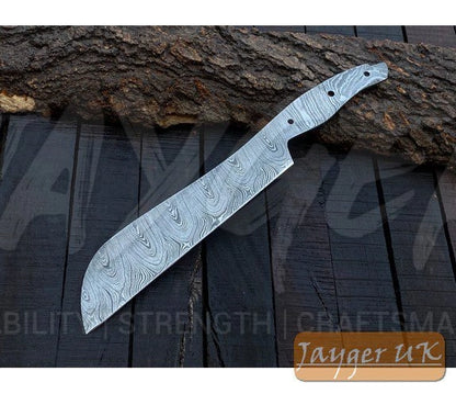 Handmade Damascus Steel Kitchen Santoku Knife Blank – K12