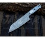 Damascus Steel Chef Slicer Knife Blank Blade – K18