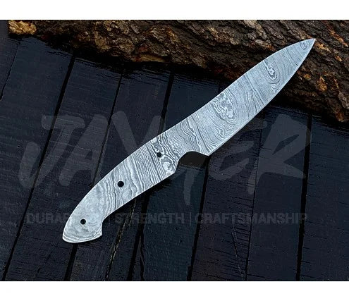 Damascus Steel Vegetable Cutting Knife Blank – K19