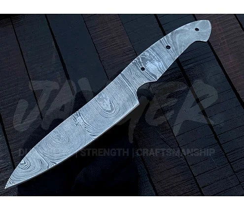 Damascus Steel Vegetable Cutting Knife Blank – K19