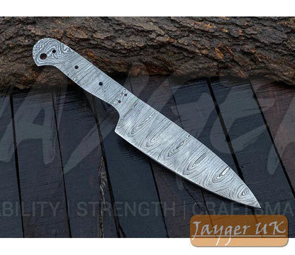 Handmade Damascus Steel Chef Knife Blank Blade – K6