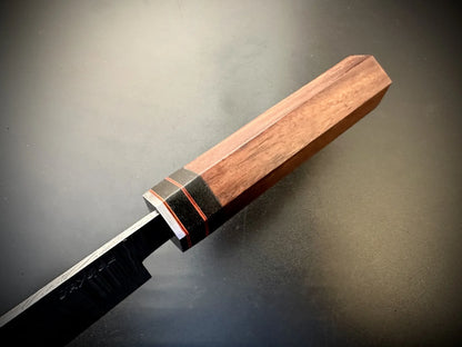 Hand Forged Damascus Steel Nakiri Knife – KD14