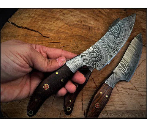 Handmade Damascus Steel Chef knife Set of 3