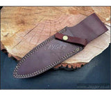Natural Leather Sheath For Fixed Blade Knife - Jayger