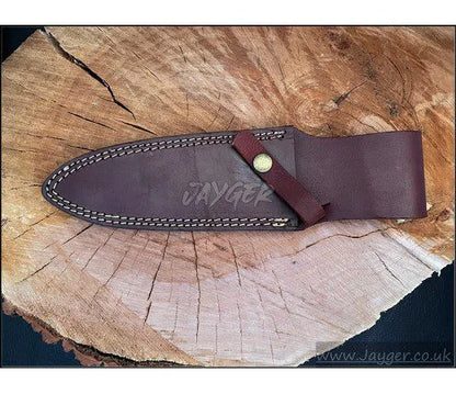 Natural Leather Sheath For Fixed Blade Knife