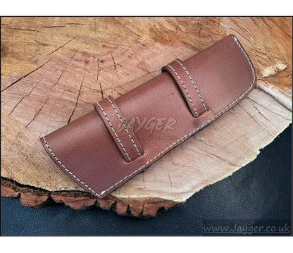 Hand Stich Natural Leather Sheath For Fixed Blade Knife