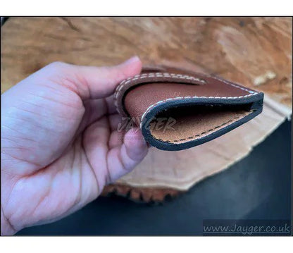 Hand Stich Natural Leather Sheath For Fixed Blade Knife