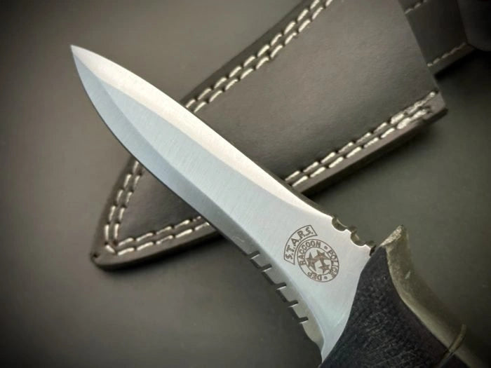 Handmade Carbon Steel Leon Kennedy Knife With Sheath