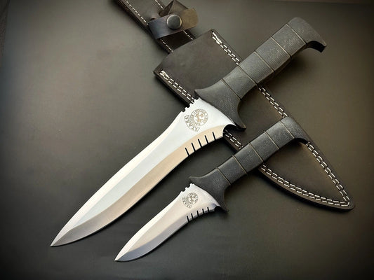 Handmade Carbon Steel Leon Kennedy Knife With Sheath