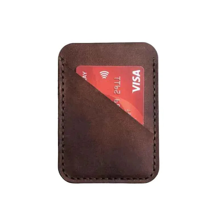 Leather Card Holder - Saddle Stich